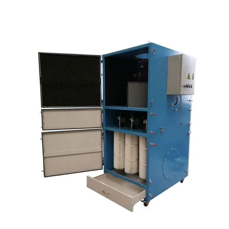 5.5KW濾筒脈沖工業(yè)移動(dòng)吸塵機(jī)